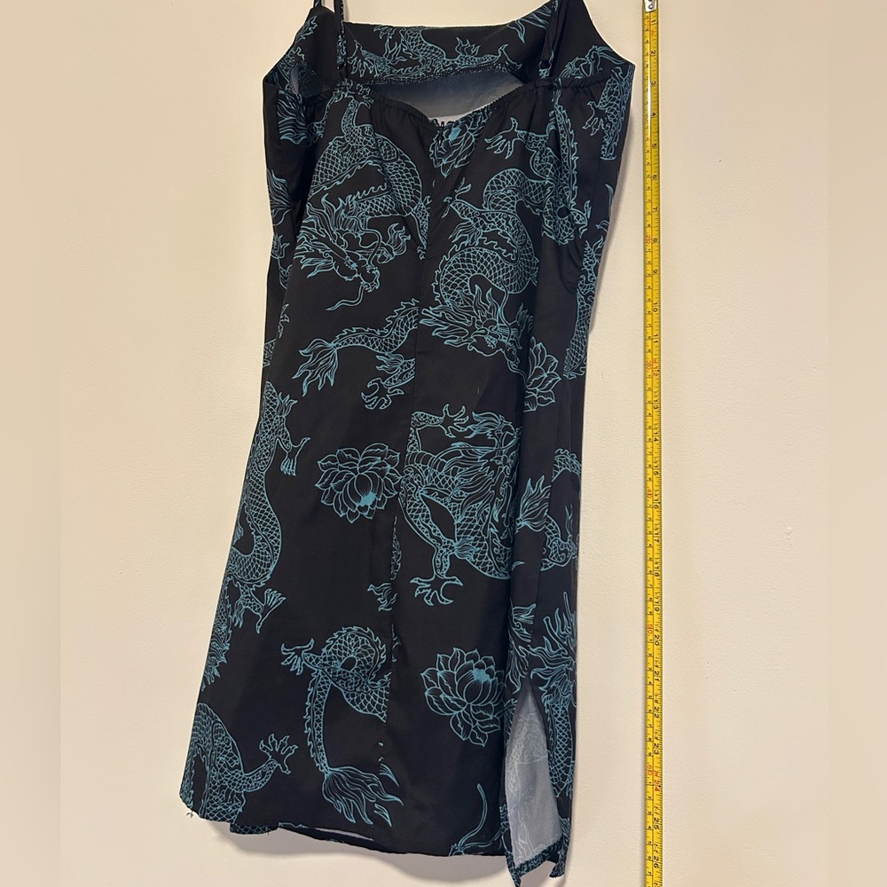 Black Dragon Mini Shift Dress - Picture 9 of 13